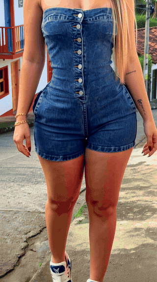 Enterizo Straple Strech Tendencia - video de la prenda (GIF)