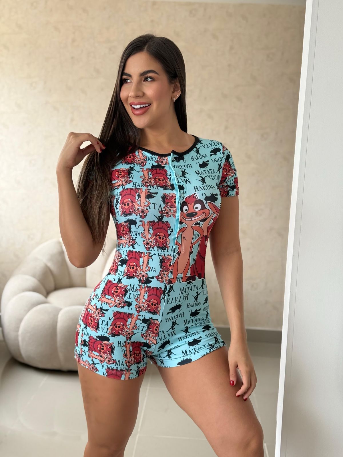 Enterizo Botón