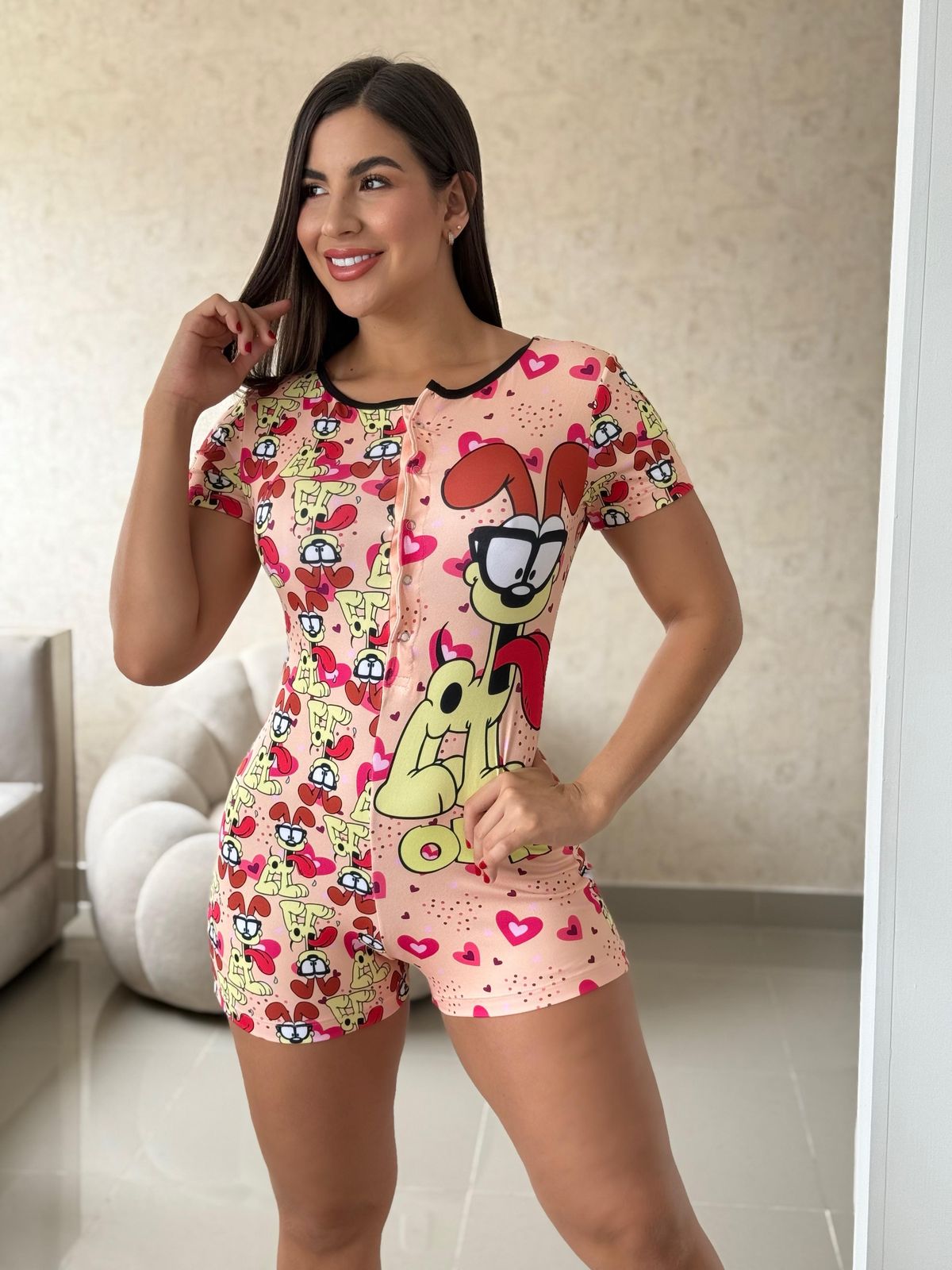 Enterizo Botón