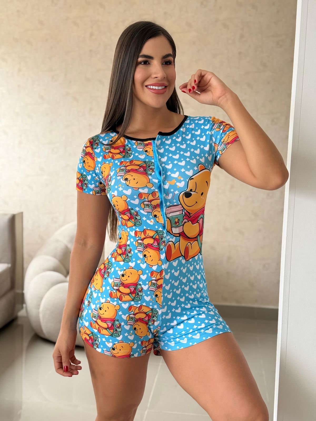 Enterizo Botón