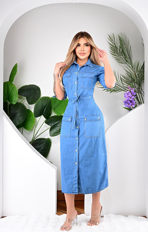 Vestido Largo de Jean Dubai