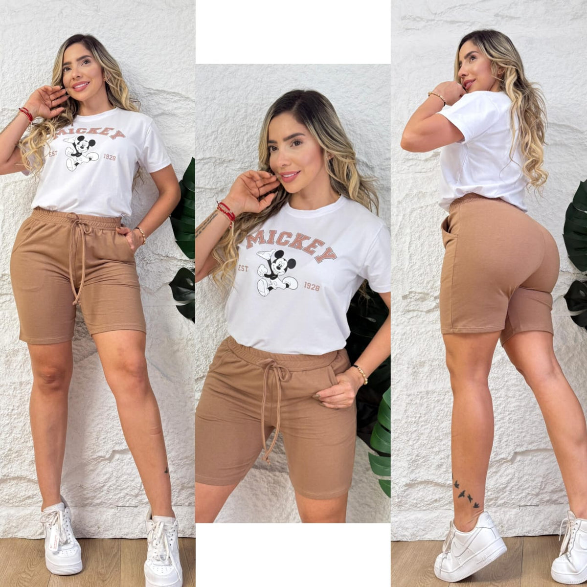 Conjunto bermuda Mickey