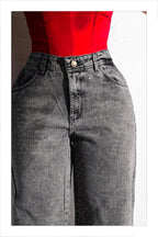 Jeans Palazzo con Brillos-4 GRIS RATON
