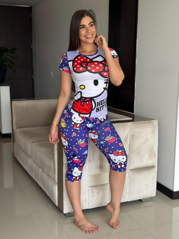 Pijama Capri con Camiseta