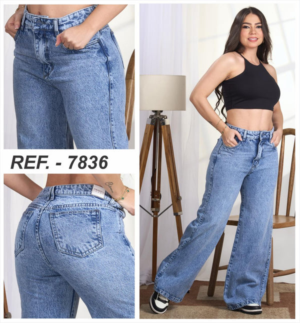 Jean Baggy Perla Claro