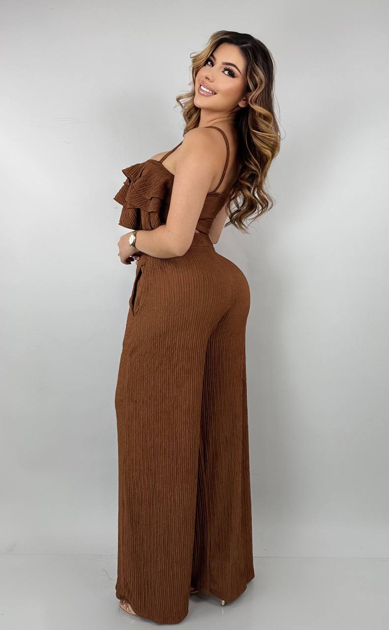Conjunto blusa y pantalón MARIA