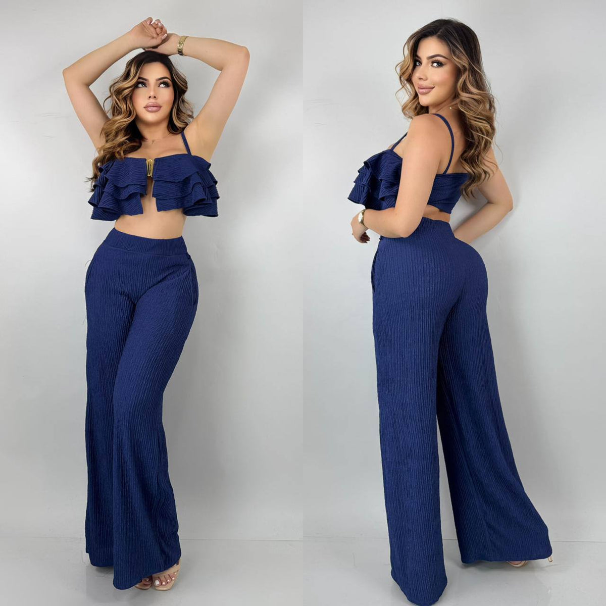Conjunto blusa y pantalón MARIA