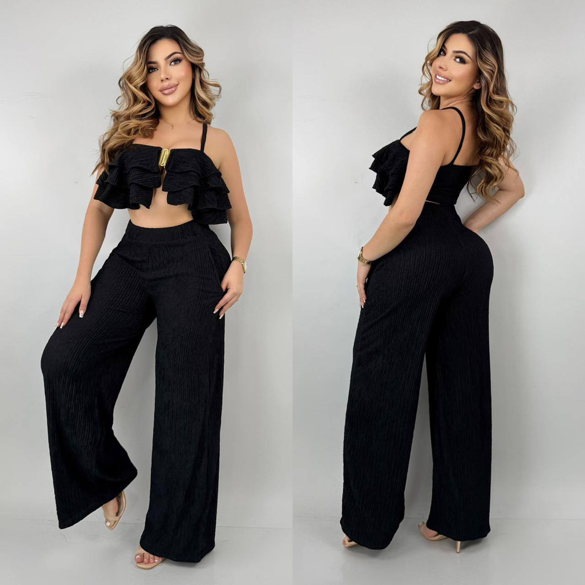 Conjunto blusa y pantalón MARIA