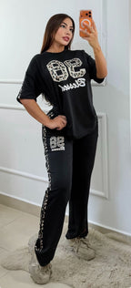 conjunto burda animal print