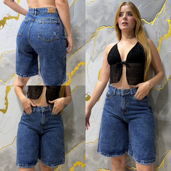 Bermuda de jean Biker Premium