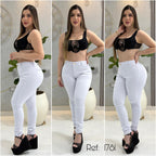 REF: 1781 JEAN BLANCO LEVANTA COLA
