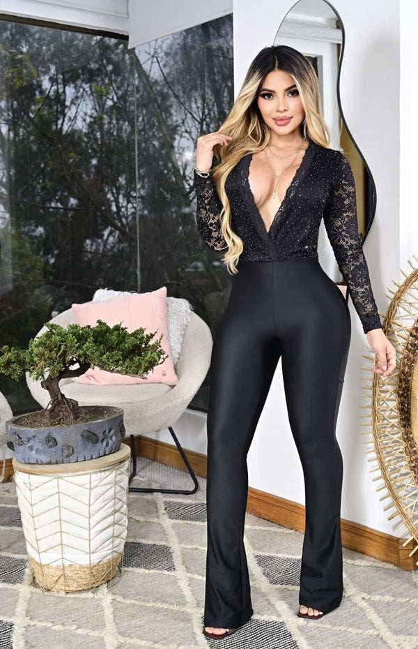 Enterizo Cruzado Brillos Bellisima