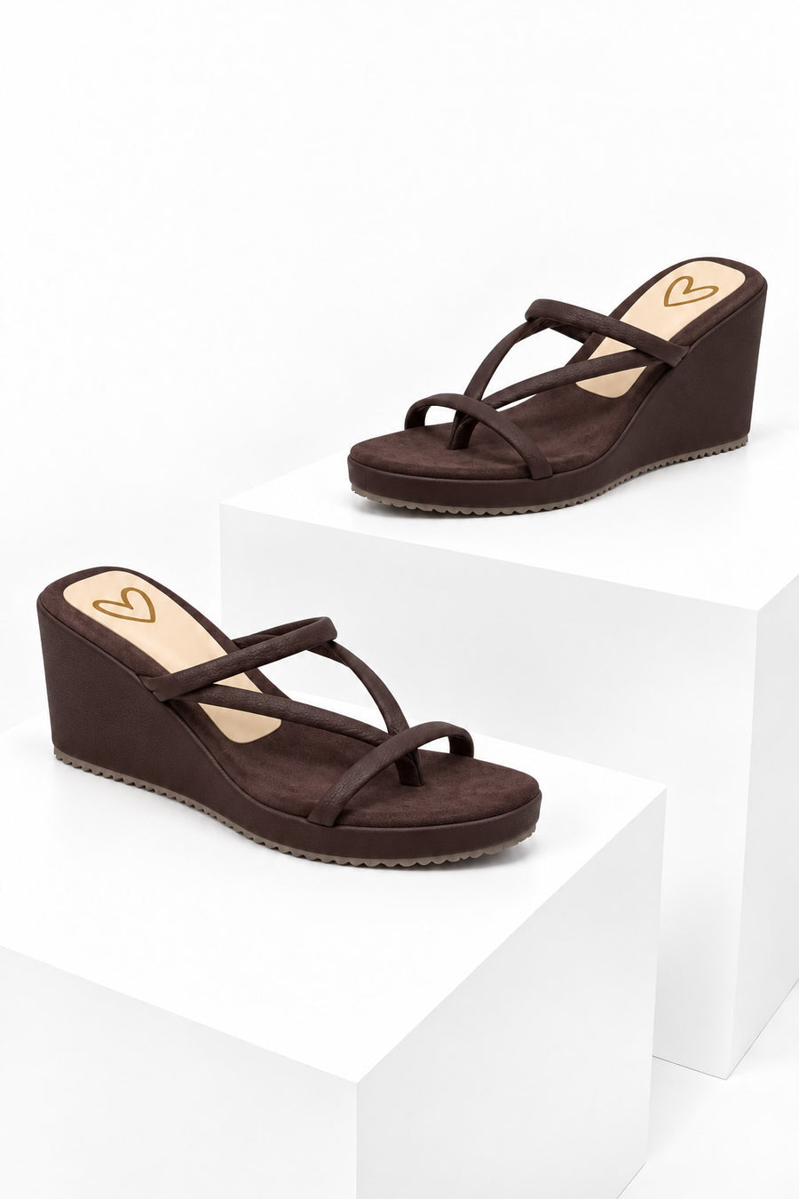 Sandalia Tiras Cruzadas Suede Valeria