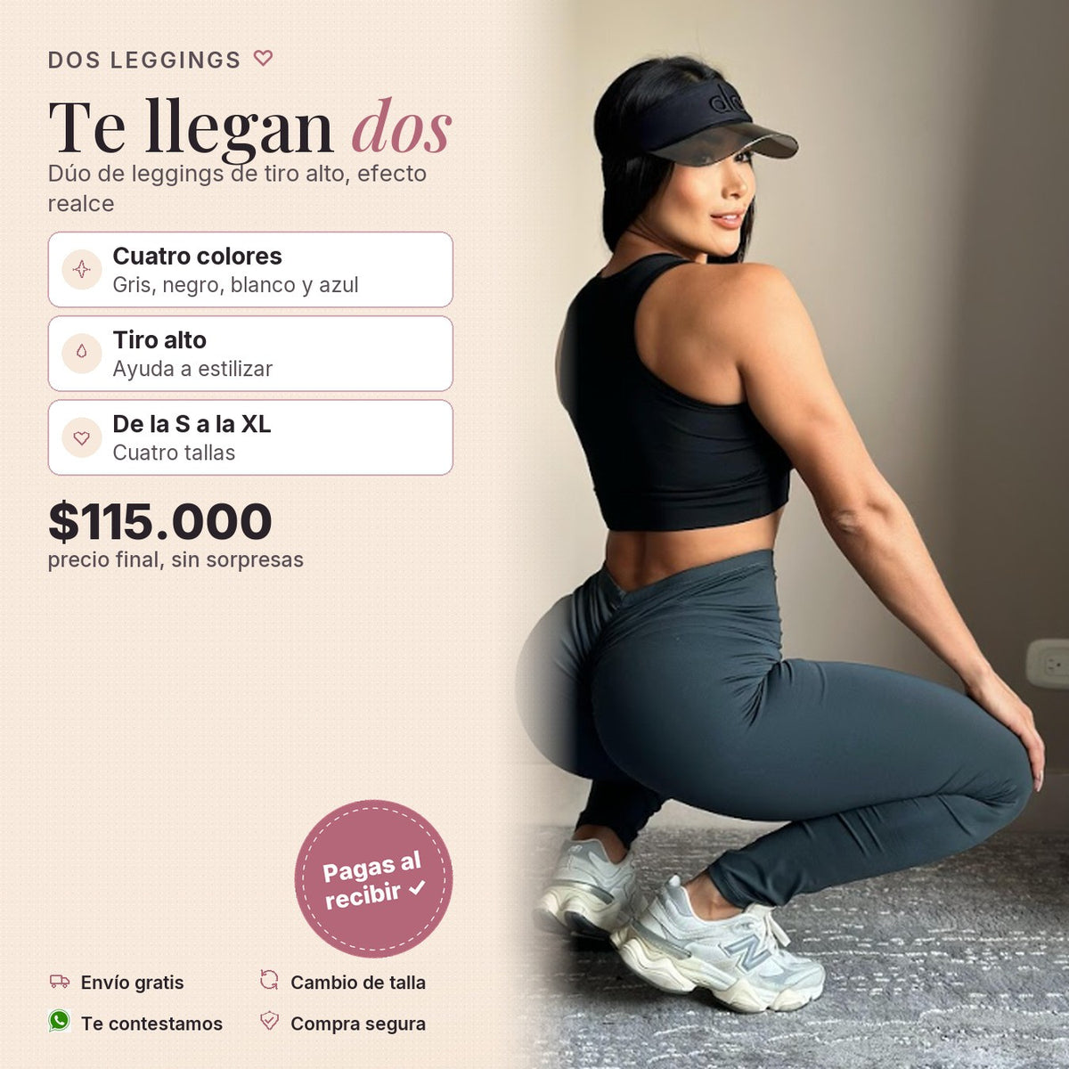 Dúo de Leggings Push Up