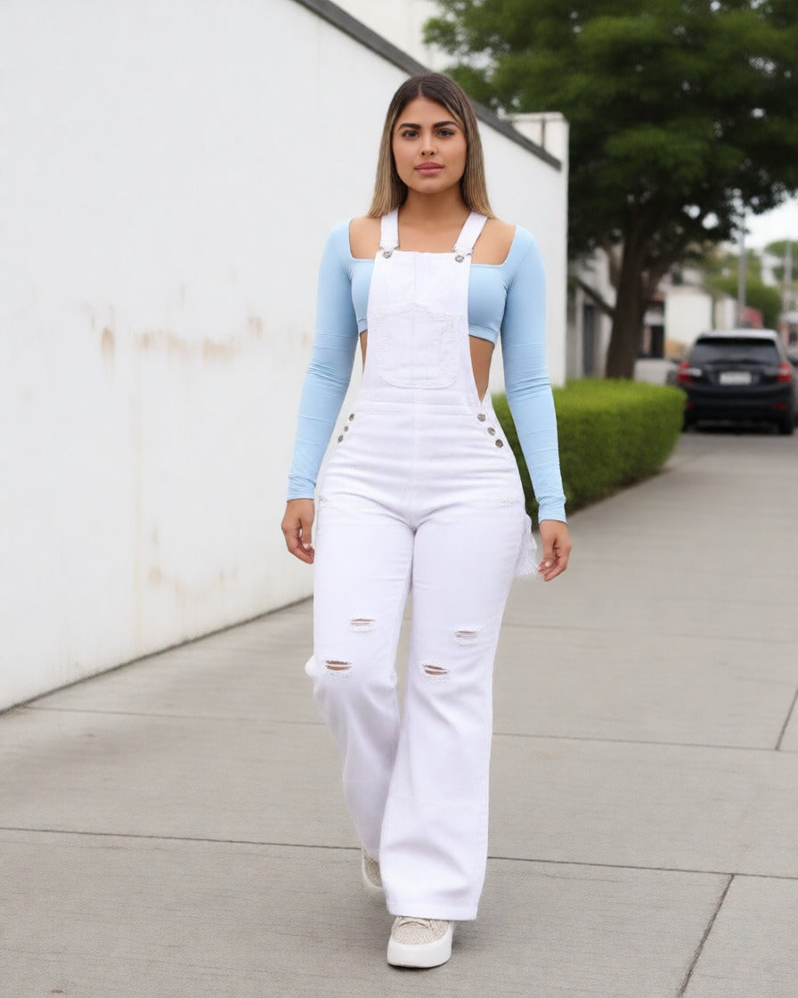 Braga Pantalón Blanca Cargo