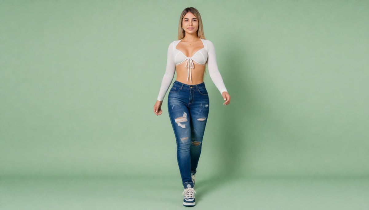 Skinny Tendencia Full Estilo Ochen