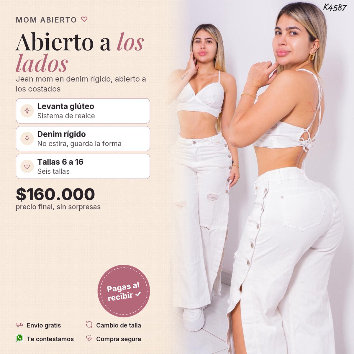 Mom Abierto a Los Costados