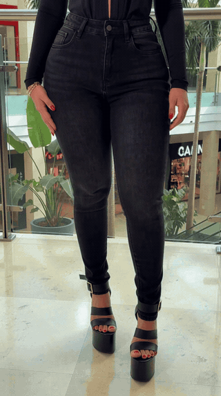 Skinny 1B Gris Esponjado Dsuareq