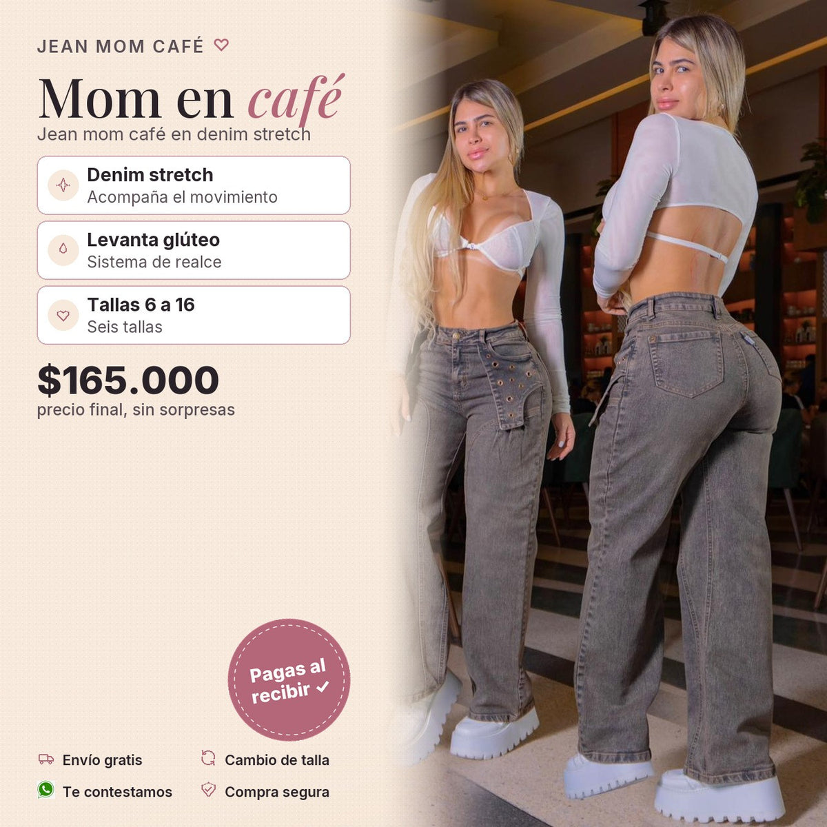 Mom Flat Café Tendencia Coral