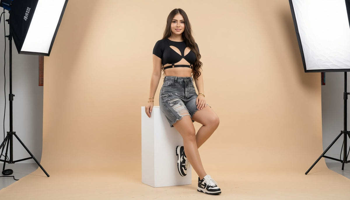 Short Bicicletero Gris Humo con Destroyers