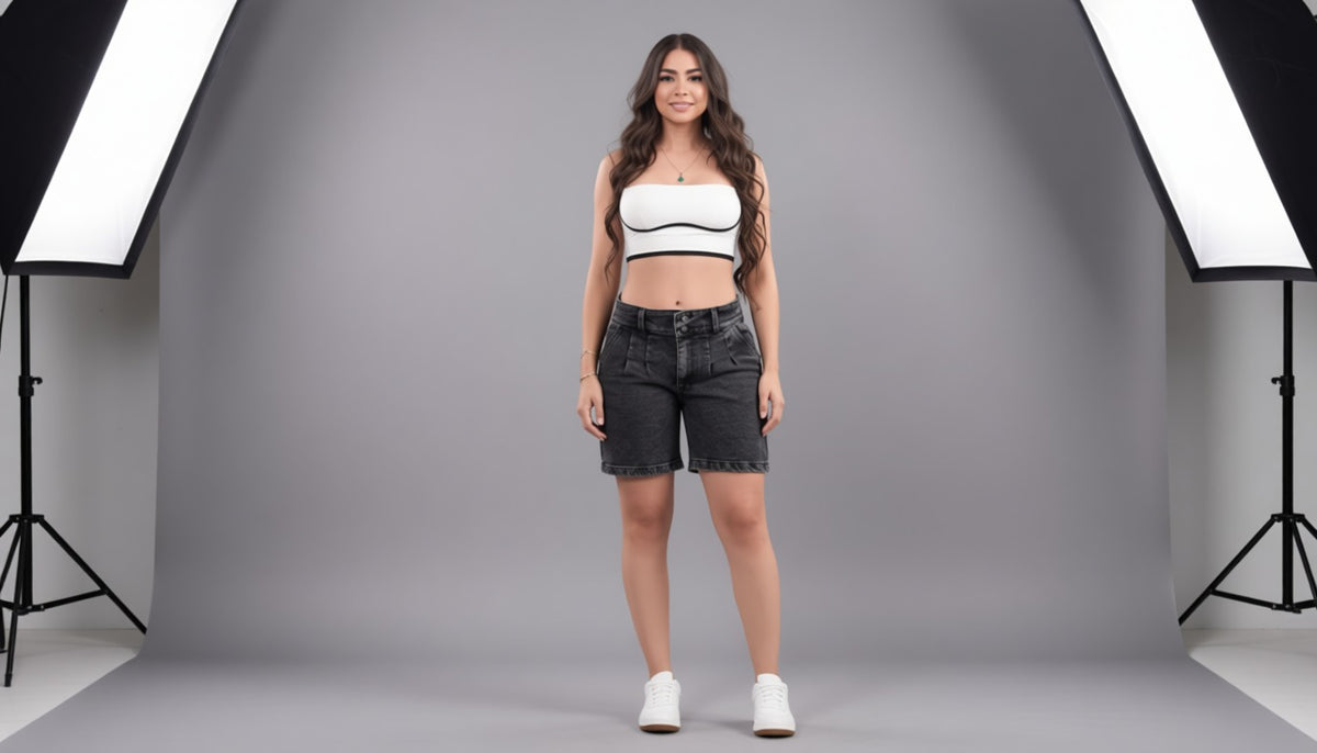 Short Bicicletero Gris Humo
