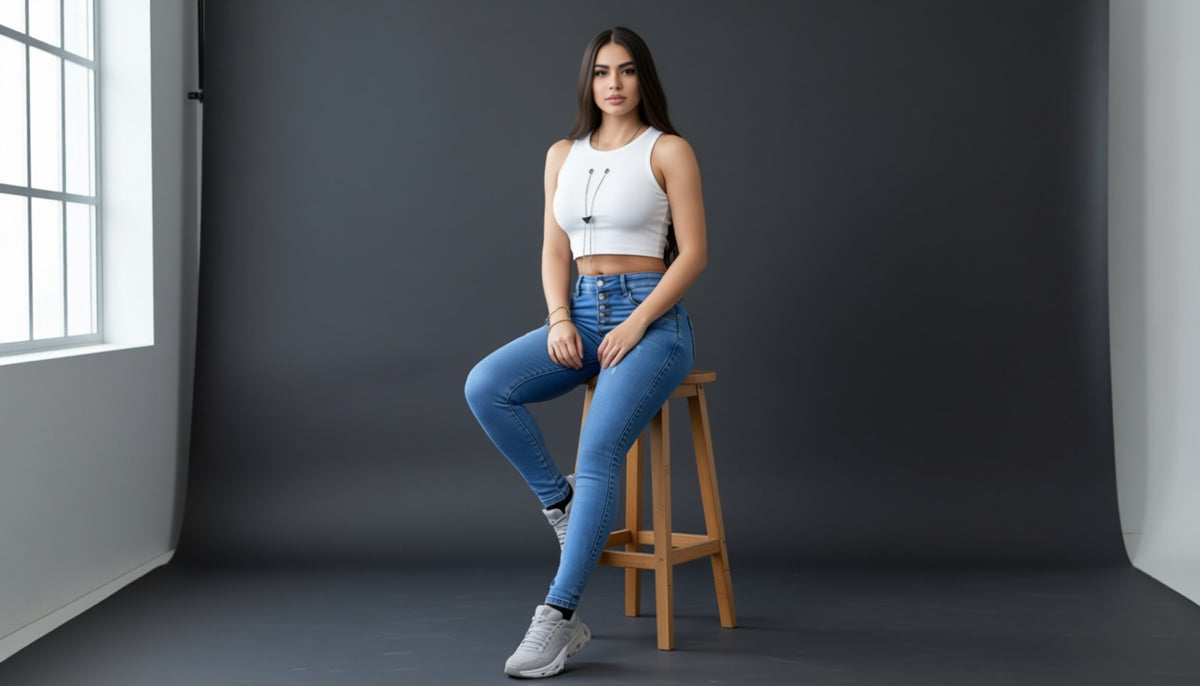 Jean Skinny Perla Claro