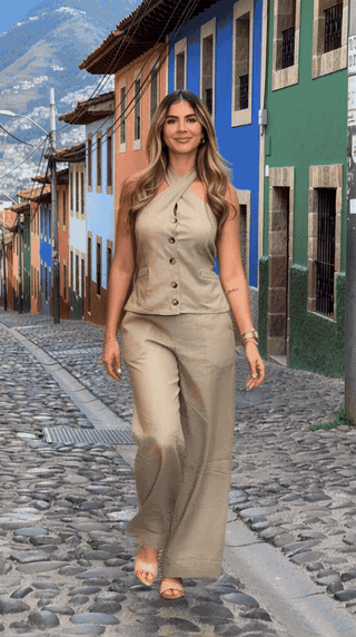 Conjunto Glamour en Lino
