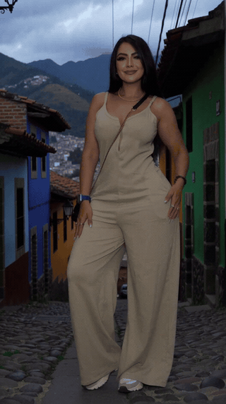 ENTERIZO DAMA EN ALGODÓN LICRADO