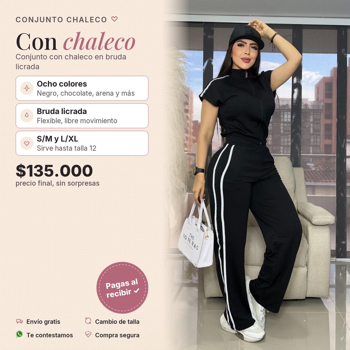 CONJUNTO CHALECO EN BURDA