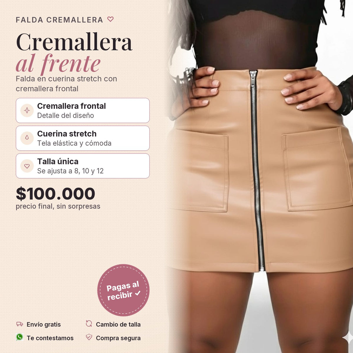 Falda Cremallera Dilians