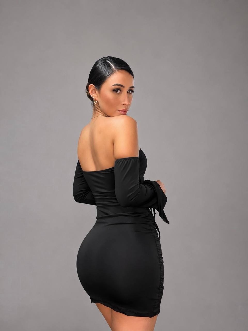 Vestido  asimétrico   RUBIS