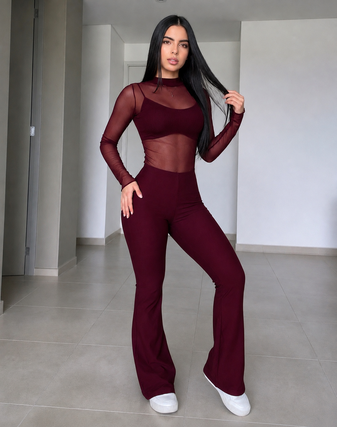 Conjunto Body Top y Pantalón Ballet