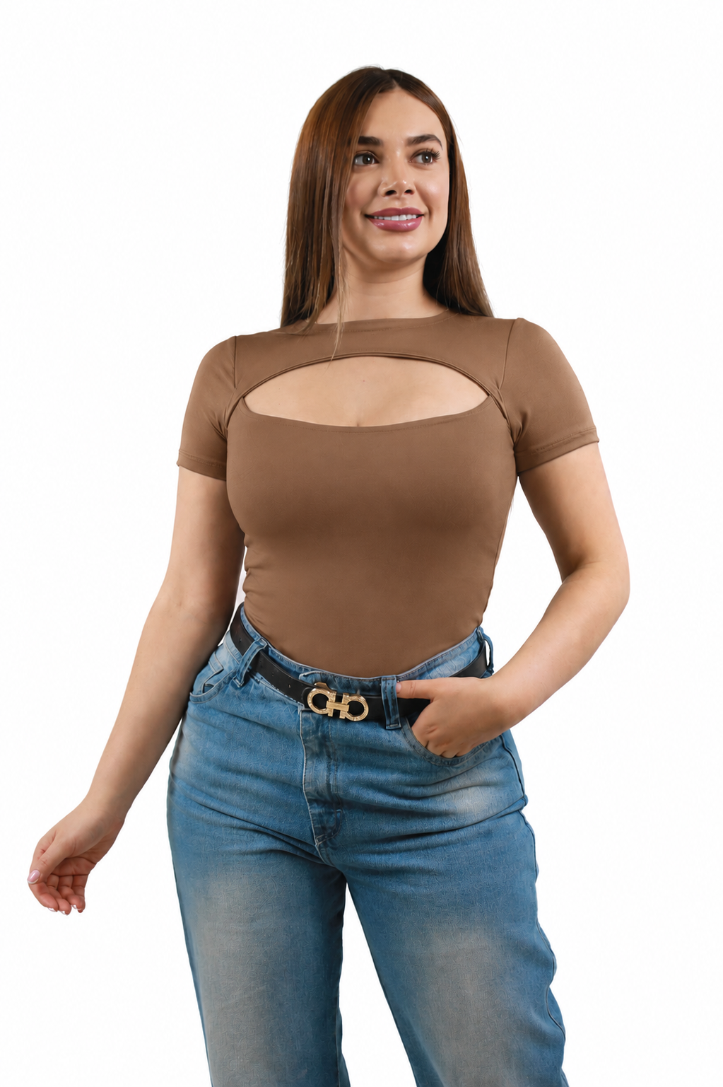Body Olena Manga Corta