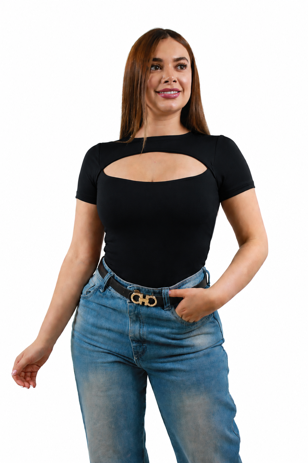 Body Olena Manga Corta