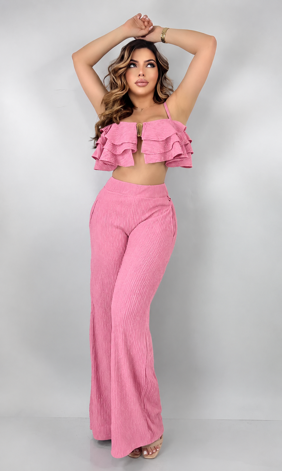 Conjunto blusa y pantalón MARIA