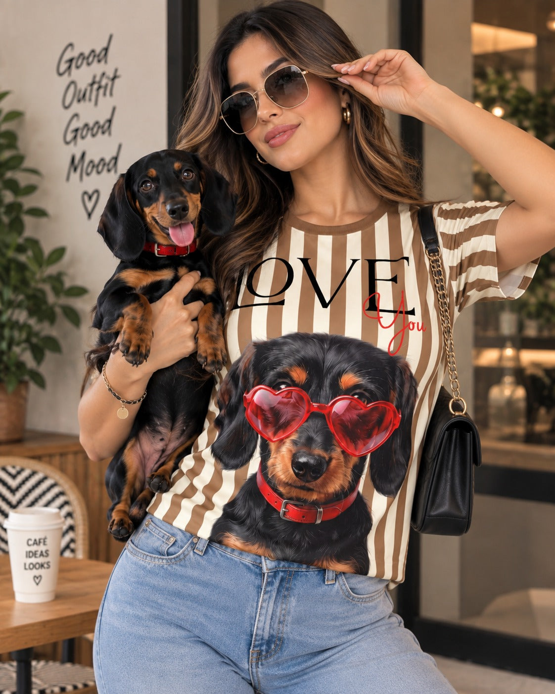 Camiseta Sublimada Perro Love