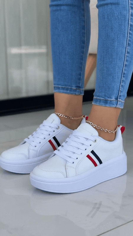 Tenis Casual Cora + Caja Beige