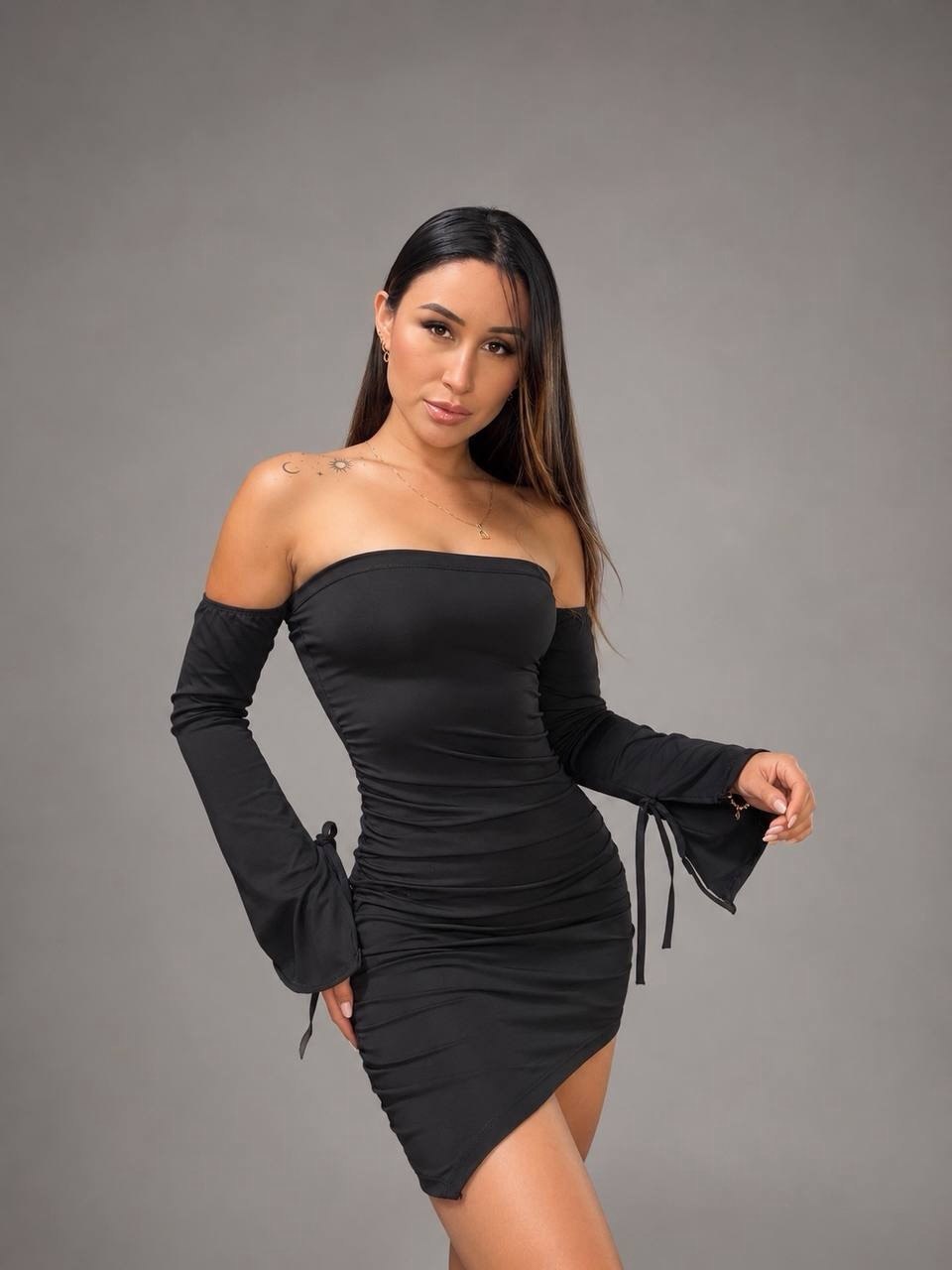 Vestido  asimétrico   RUBIS