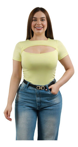 Body Mujer Licrado Doble Tela, Blus