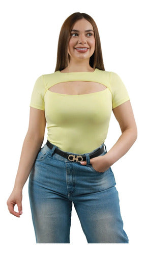 Body Mujer Licrado Doble Tela, Blus